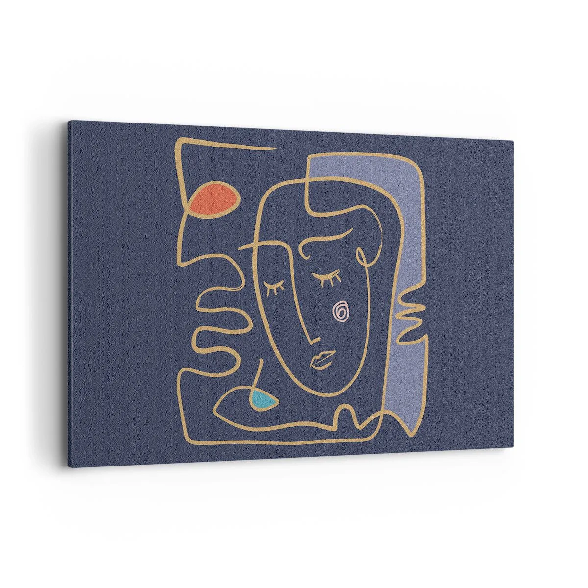 Schilderen op canvas - In nadenken - 120x80 cm