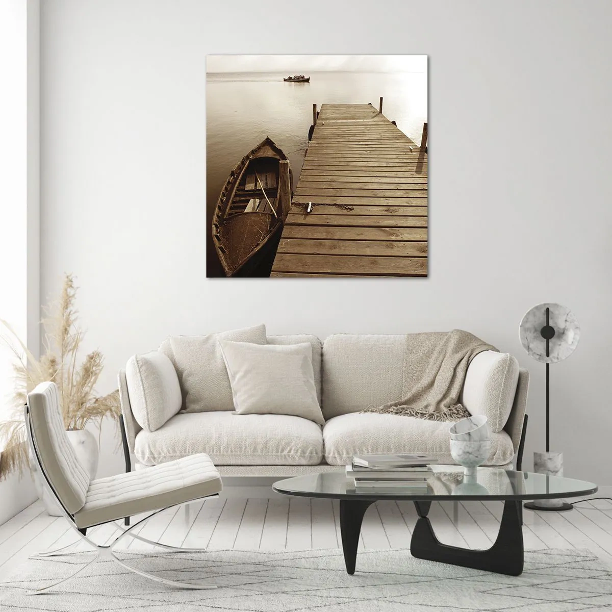 Schilderen op glas - Grote vrede - 50x50 cm