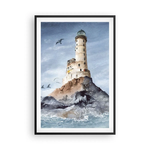 Poster in een zwarte lijst - Onoverwinnelijk - 61x91 cm