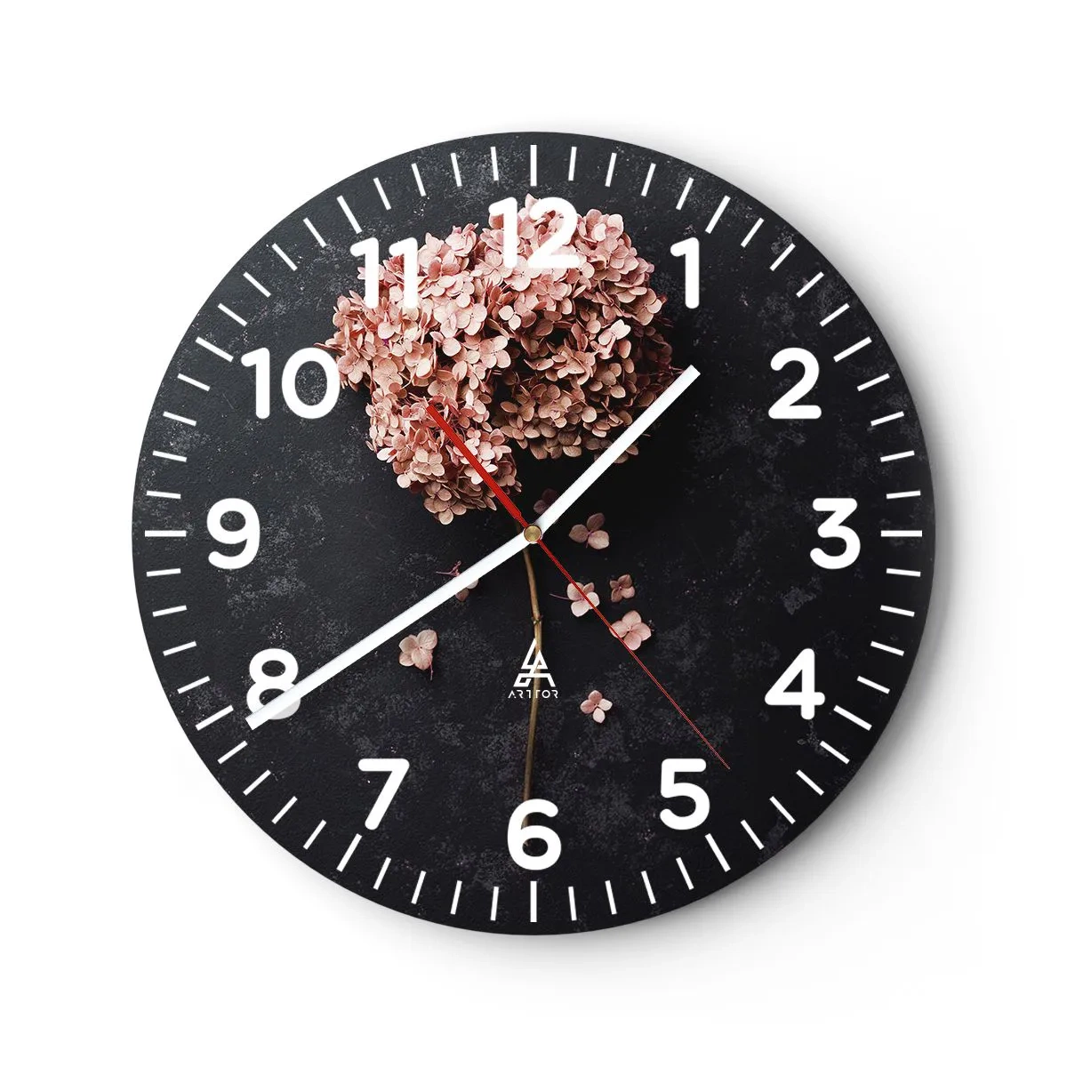 Wandklok - Klok - Een echt romantisch teken - 40x40 cm