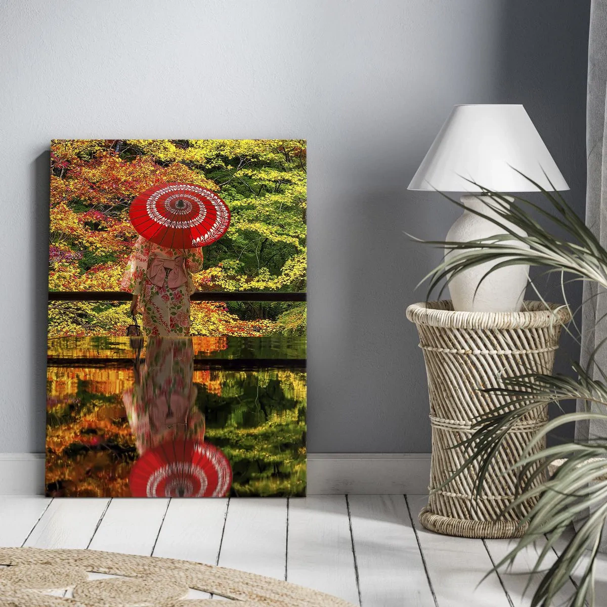 Schilderen op canvas - In de tempel van de natuur - 50x70 cm