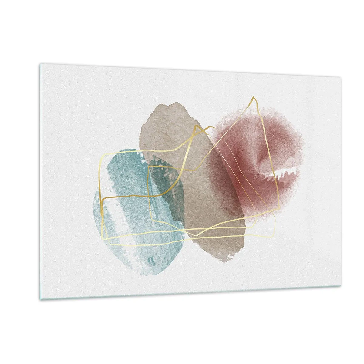 Schilderen op glas - Koralen van de ruimte - 120x80 cm