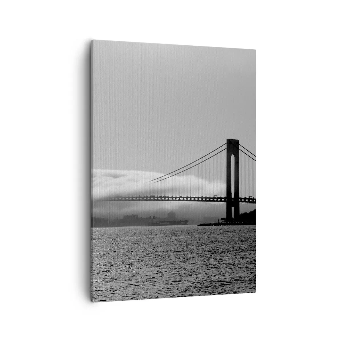Schilderen op canvas - Vaar door de Golden Gates - 50x70 cm