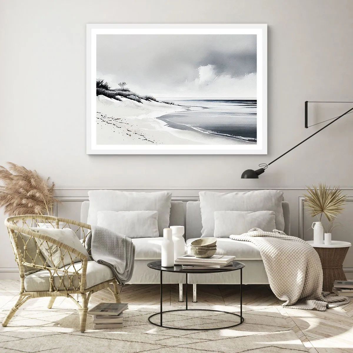 Poster in een witte lijst - Voor altijd samen - 100x70 cm