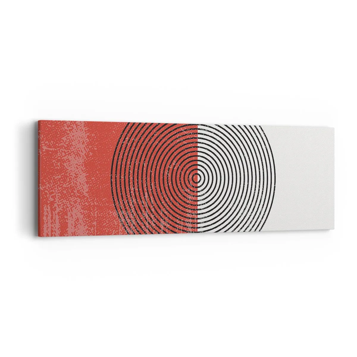 Schilderen op canvas - Op de kop geslagen - 90x30 cm