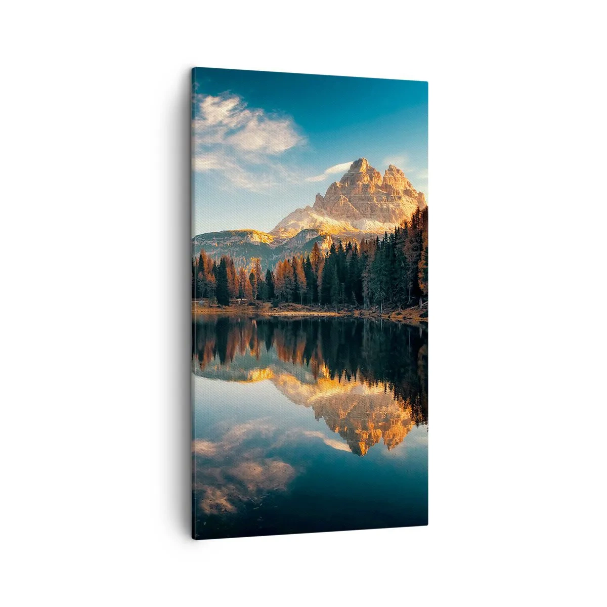 Schilderen op canvas - Dubbel landschap - 45x80 cm