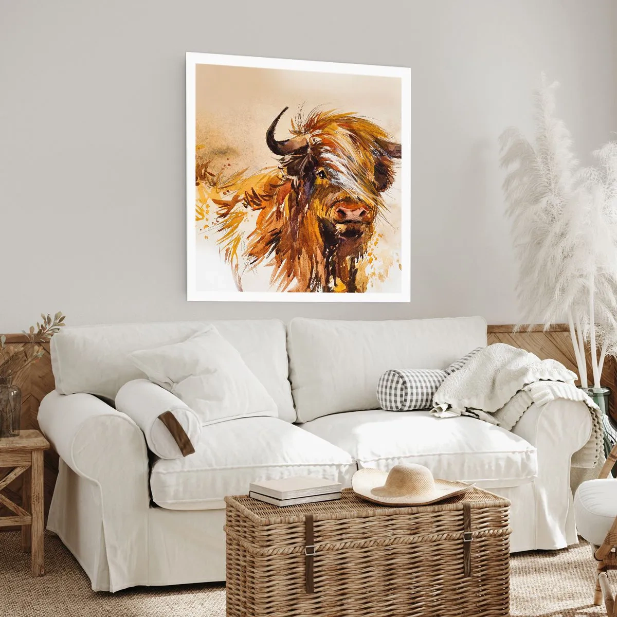 Poster - Trots van de jager - 40x40 cm