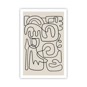 Poster - Volg het pad - 61x91 cm