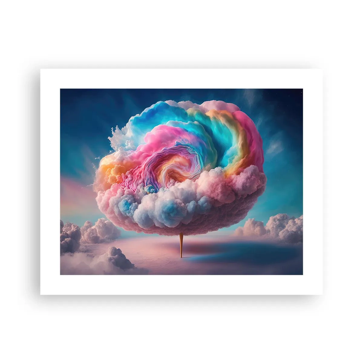 Poster - De droom van een pretpark - 50x40 cm