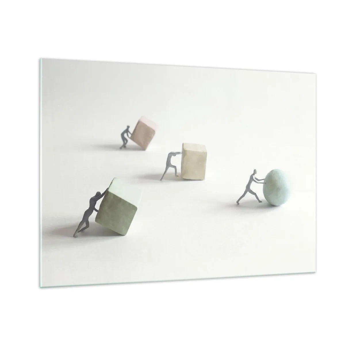 Schilderen op glas - Puur leven - 100x70 cm