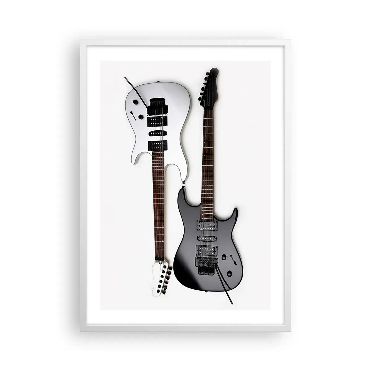 Poster in een witte lijst - Harmonie van vormen - 50x70 cm