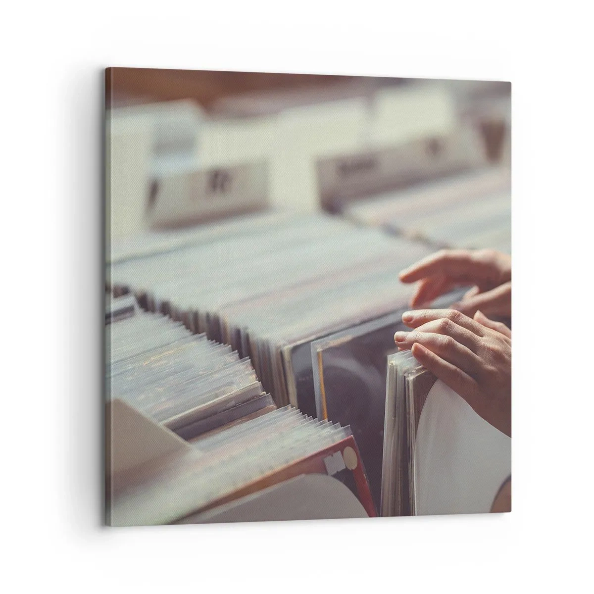 Schilderen op canvas - Op zoek naar emoties - 60x60 cm