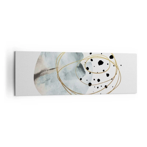 Schilderen op canvas - Omarmd door de ruimte - 160x50 cm