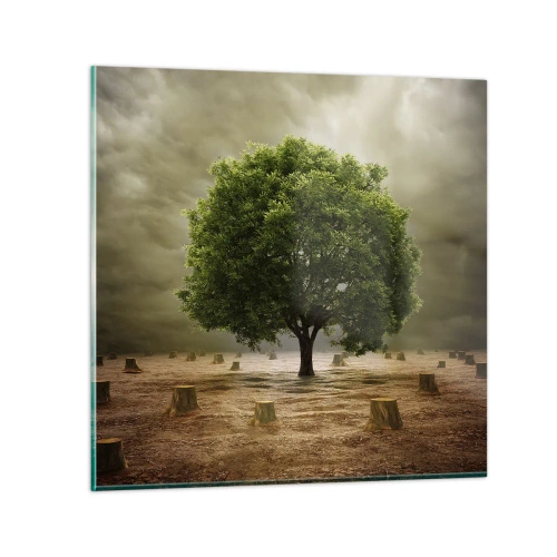Schilderen op glas - Alle hoop - 50x50 cm