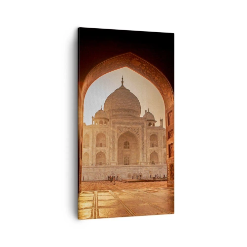 Schilderen op canvas - Een monument voor onaardse liefde - 45x80 cm