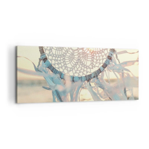 Schilderen op canvas - Kanten totem - 100x40 cm
