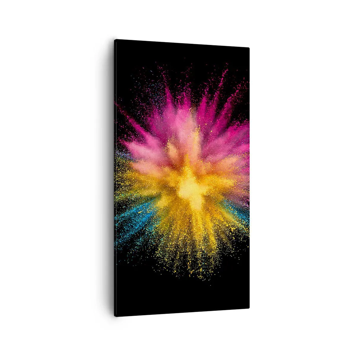 Schilderen op canvas - De geboorte van kleuren - 55x100 cm