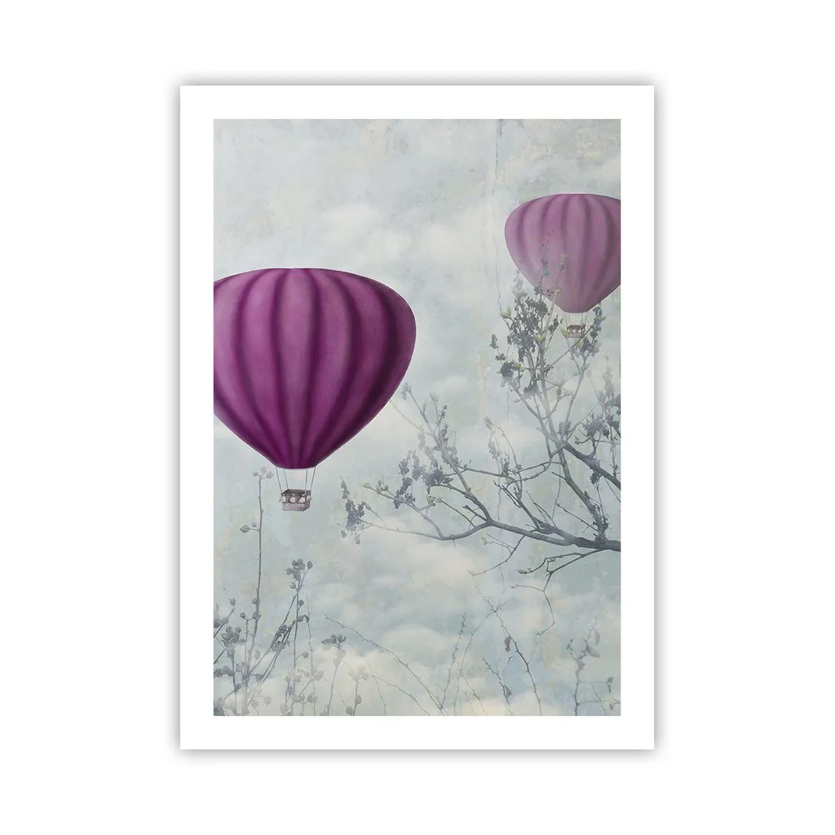 Poster - Als schepen in de lucht - 50x70 cm