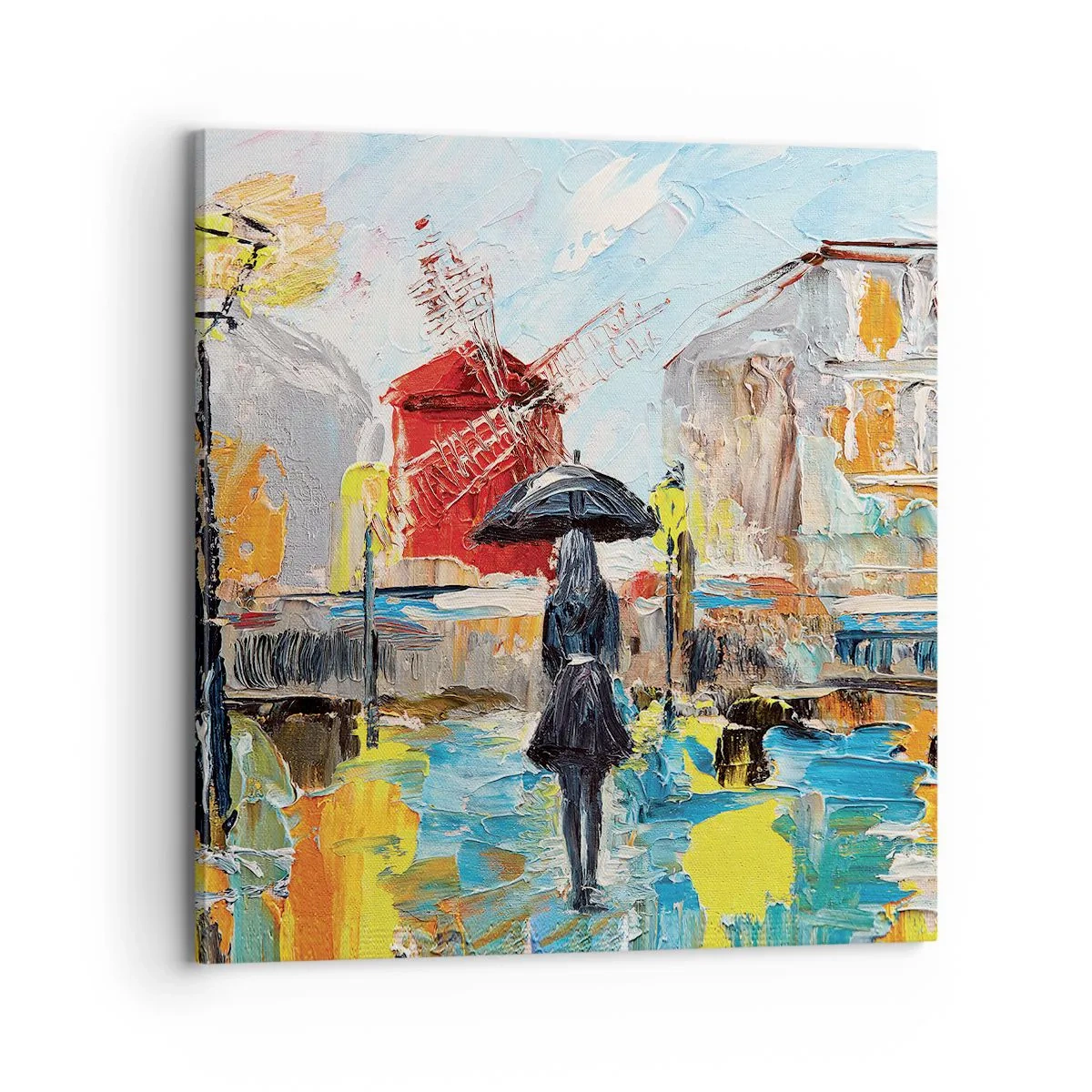 Schilderen op canvas - Parijse legendes - 70x70 cm