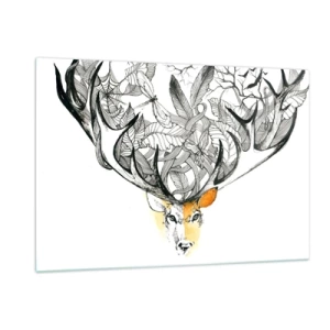 Schilderen op glas - Hoorns van overvloed - 120x80 cm