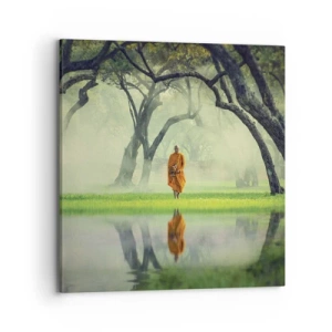 Schilderen op canvas - Op weg naar verlichting - 70x70 cm