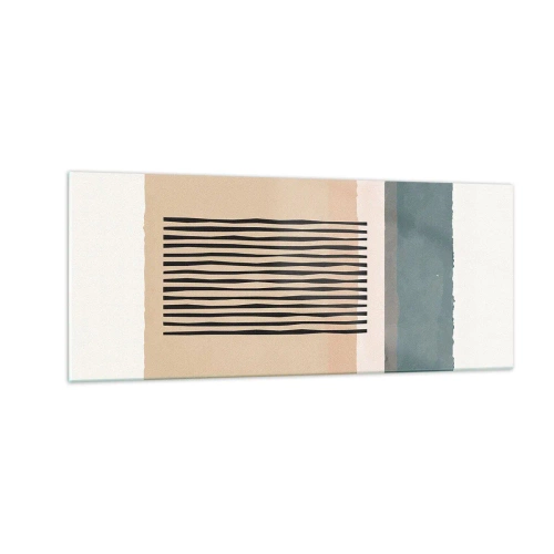 Schilderen op glas - Alles is oke - 100x40 cm