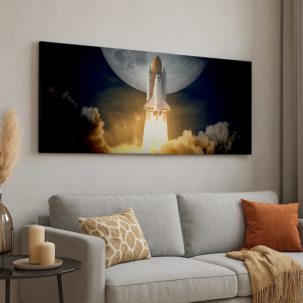 Schilderen op canvas - Het begin van een onaards avontuur - 30x30 cm