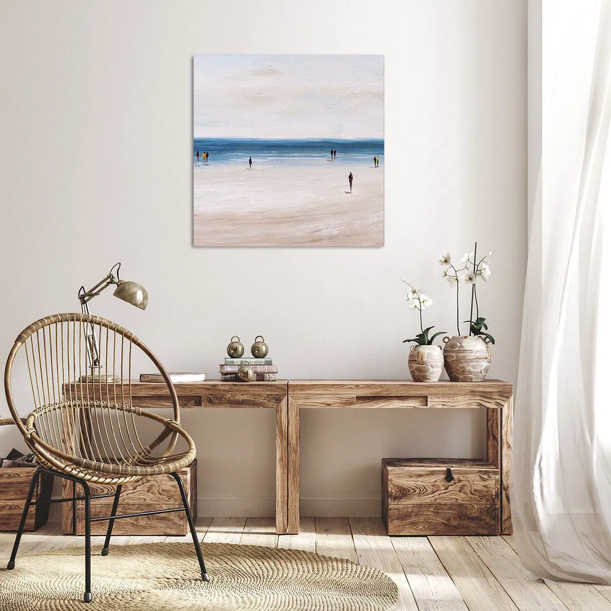 Schilderen op canvas - Een natuurlijke behoefte - 30x30 cm