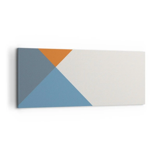 Schilderen op canvas - In een hoekje… - 100x40 cm