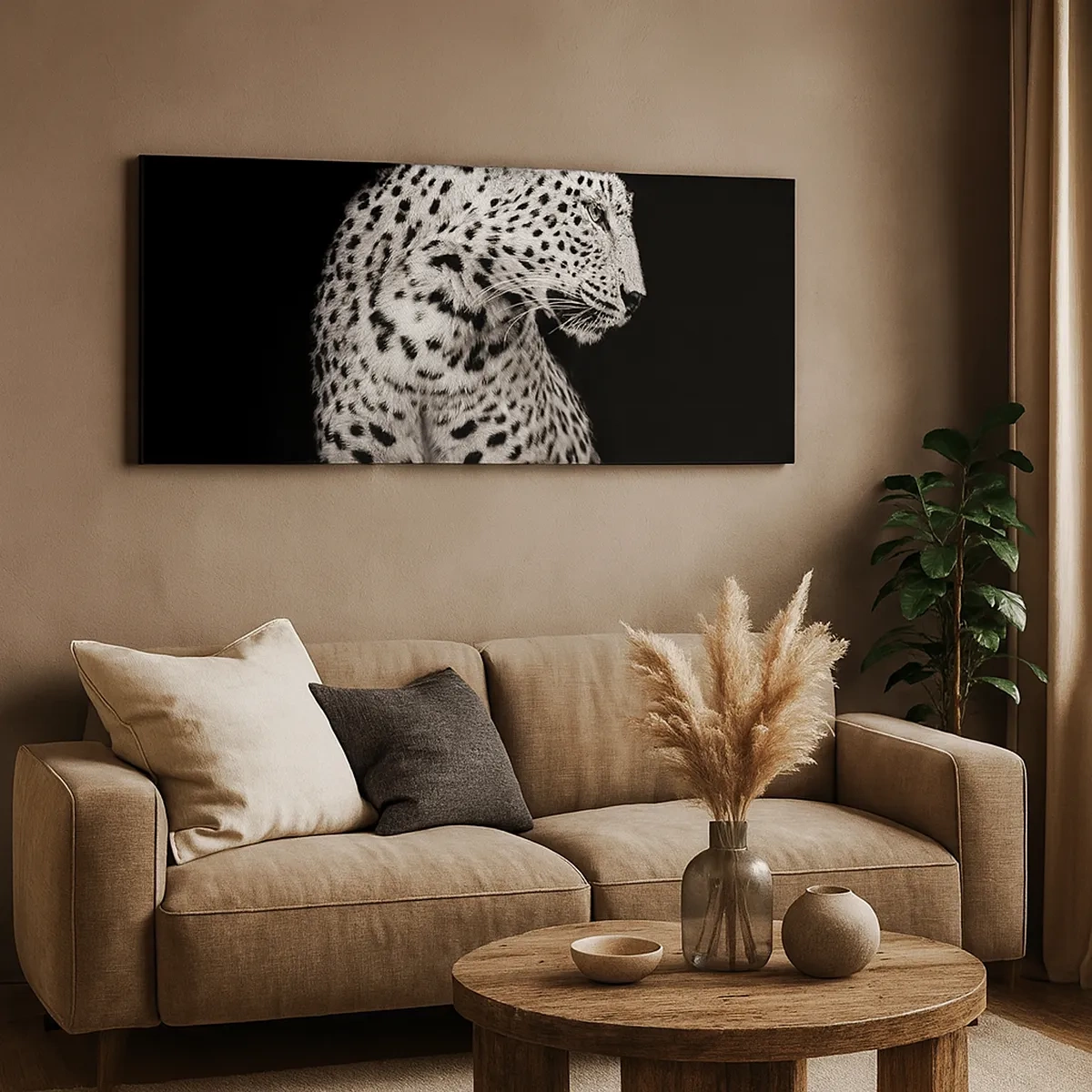 Schilderen op canvas - Juist profiel perfect! - 30x30 cm