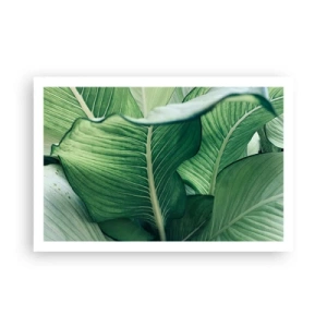 Poster - Intens groen leven - 91x61 cm