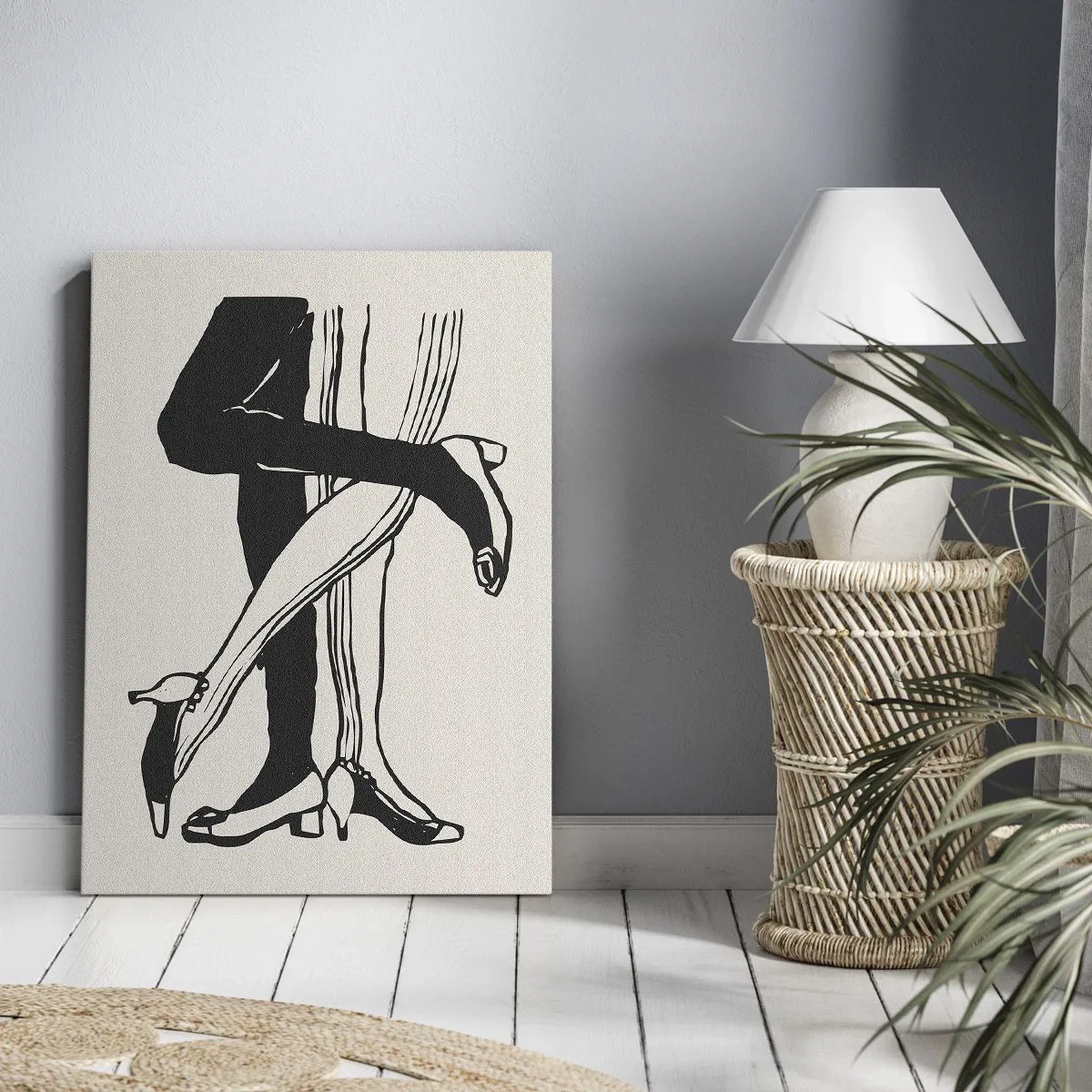 Schilderen op canvas - Een vrouwelijk attribuut - 80x120 cm