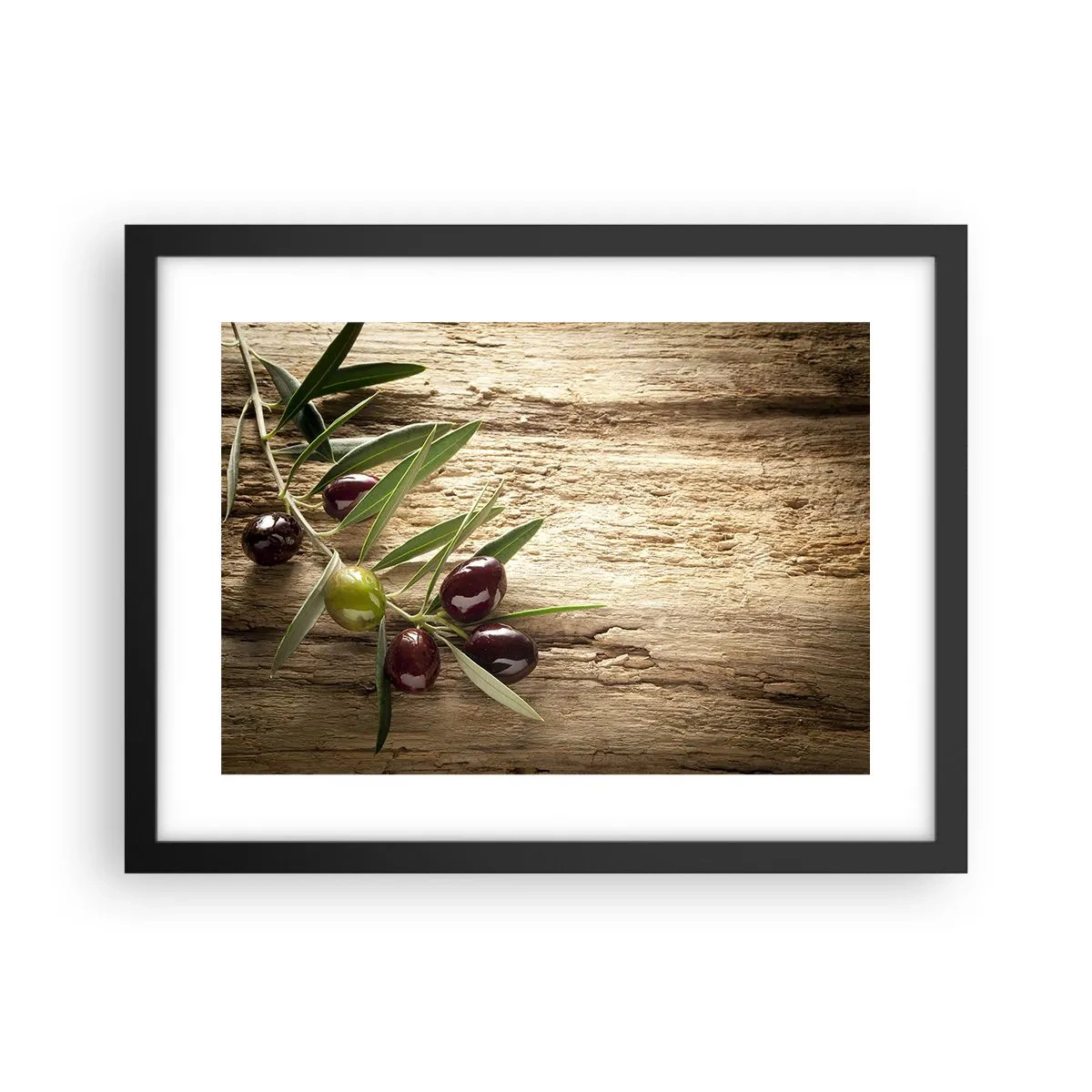 Poster in een zwarte lijst - Rechtstreeks uit de natuur - 40x30 cm