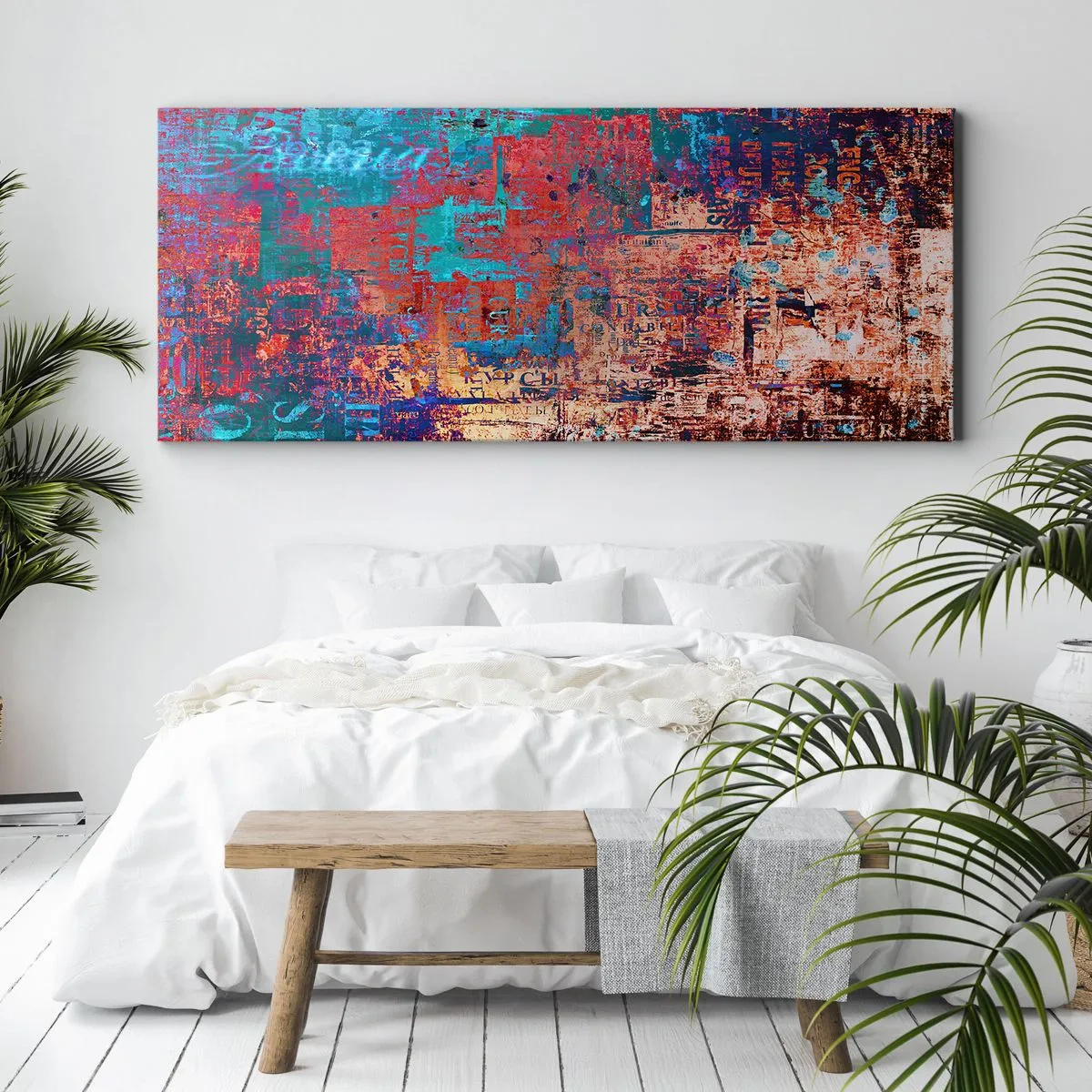 Schilderen op canvas - Geheugen en vergetelheid - 100x40 cm