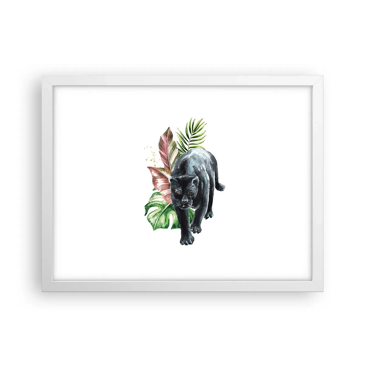 Poster in een witte lijst - Wilde van het hart - 40x30 cm