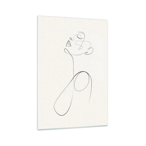 Schilderen op glas - Loopt in dromen - 70x100 cm