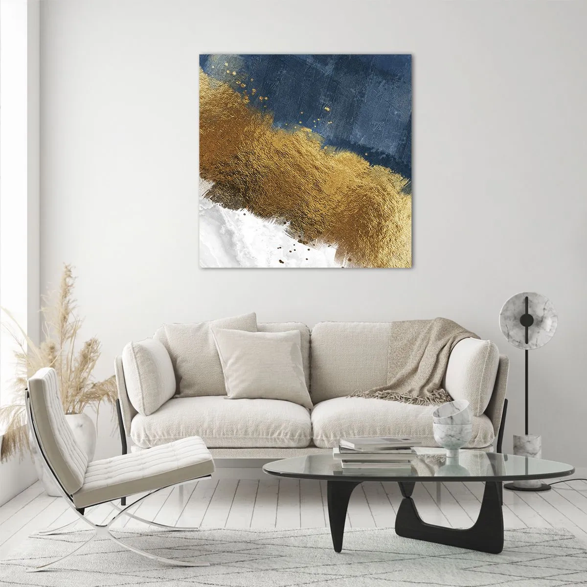 Schilderen op glas - De kleuren van de zomer - 70x70 cm