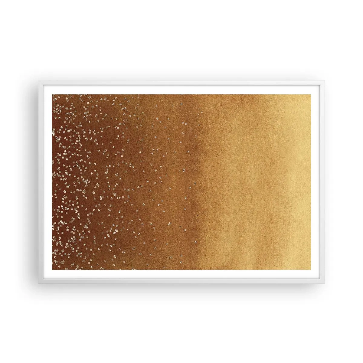 Poster in een witte lijst - De geboorte van het licht - 100x70 cm