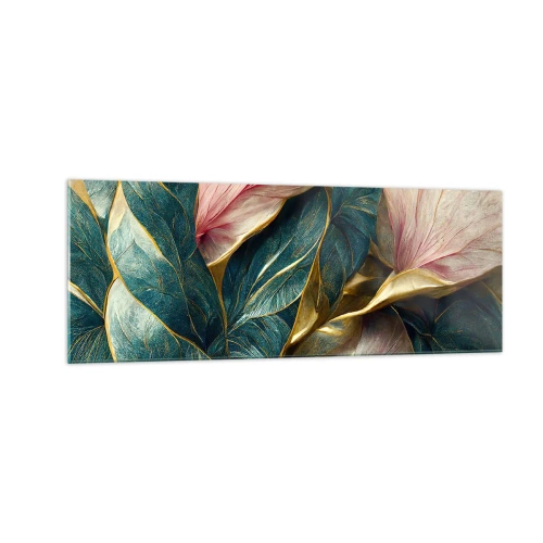 Schilderen op glas - Natuurlijke elegantie en stijl - 140x50 cm
