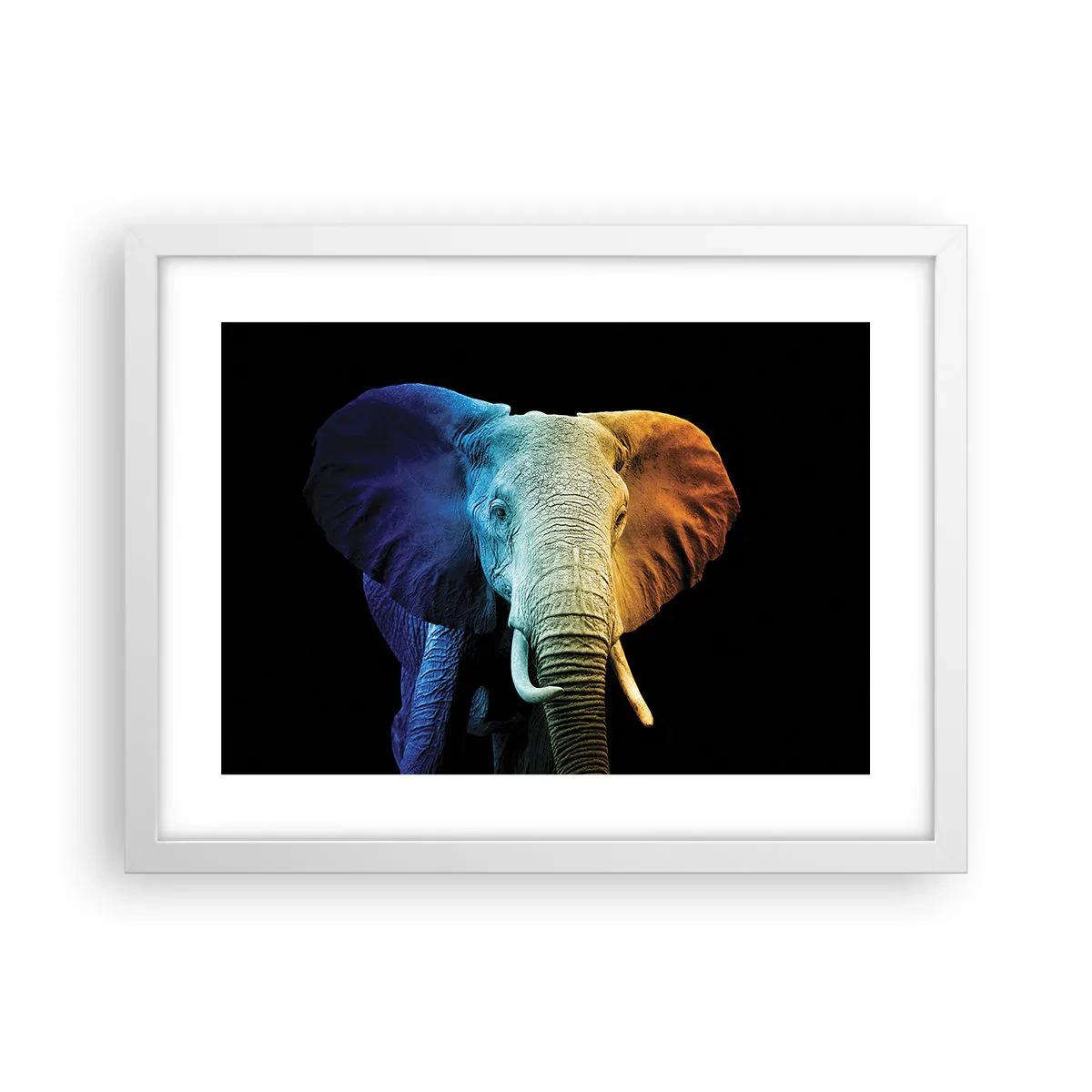 Poster in een witte lijst - Excentriek, niet raar - 40x30 cm