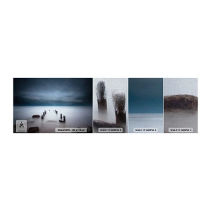 Fotobehang Monster Premium Canvas - Peinzend meer - Landschap, Zee, Meer - 100x30 cm