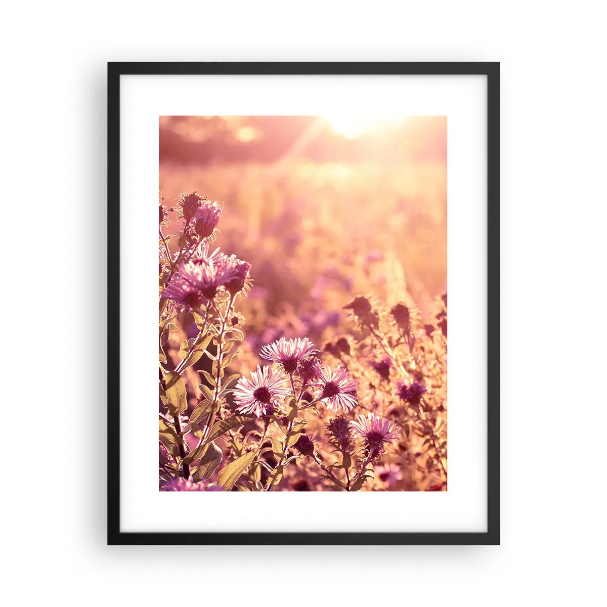 Poster in een zwarte lijst - Voordat de zomer voorbij is - 40x50 cm