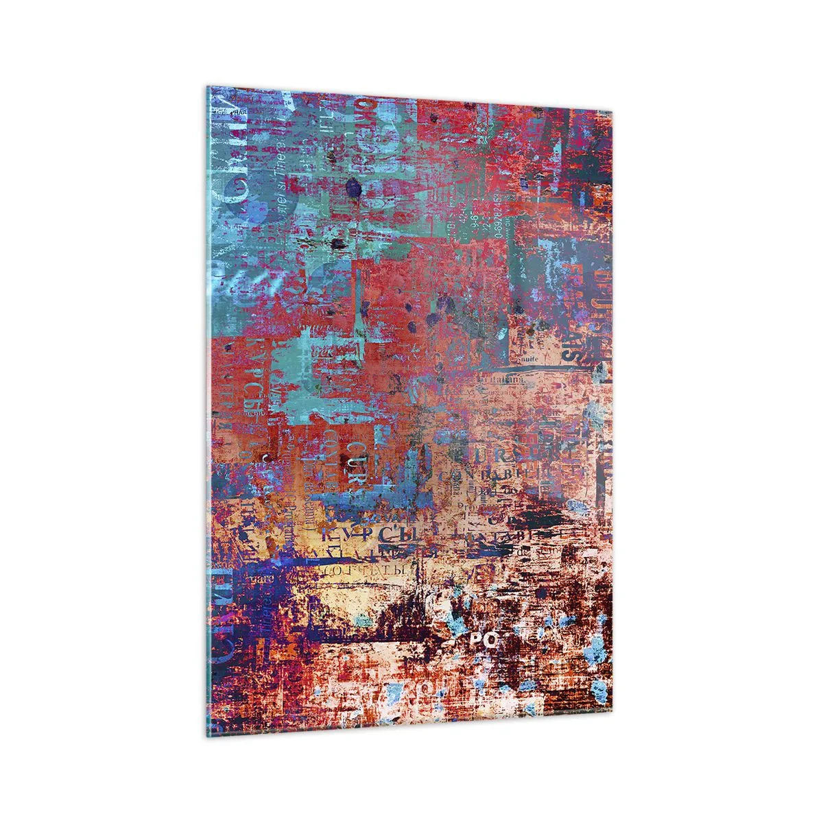 Schilderen op glas - Geheugen en vergetelheid - 50x70 cm