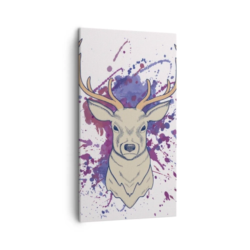 Schilderen op canvas - Moed en balans - 45x80 cm