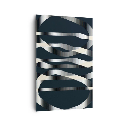 Schilderen op canvas - Een poging om de duisternis te doorbreken - 80x120 cm