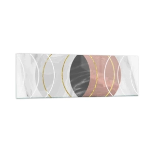 Schilderen op glas - Muziek van de sferen - 160x50 cm