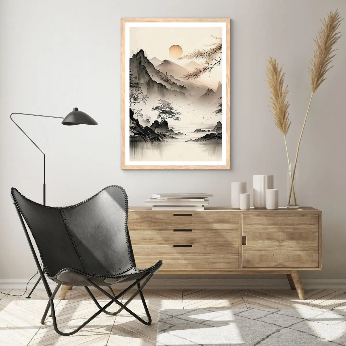 Een poster in een licht eiken lijst - De unieke charme van het Oosten - 61x91 cm