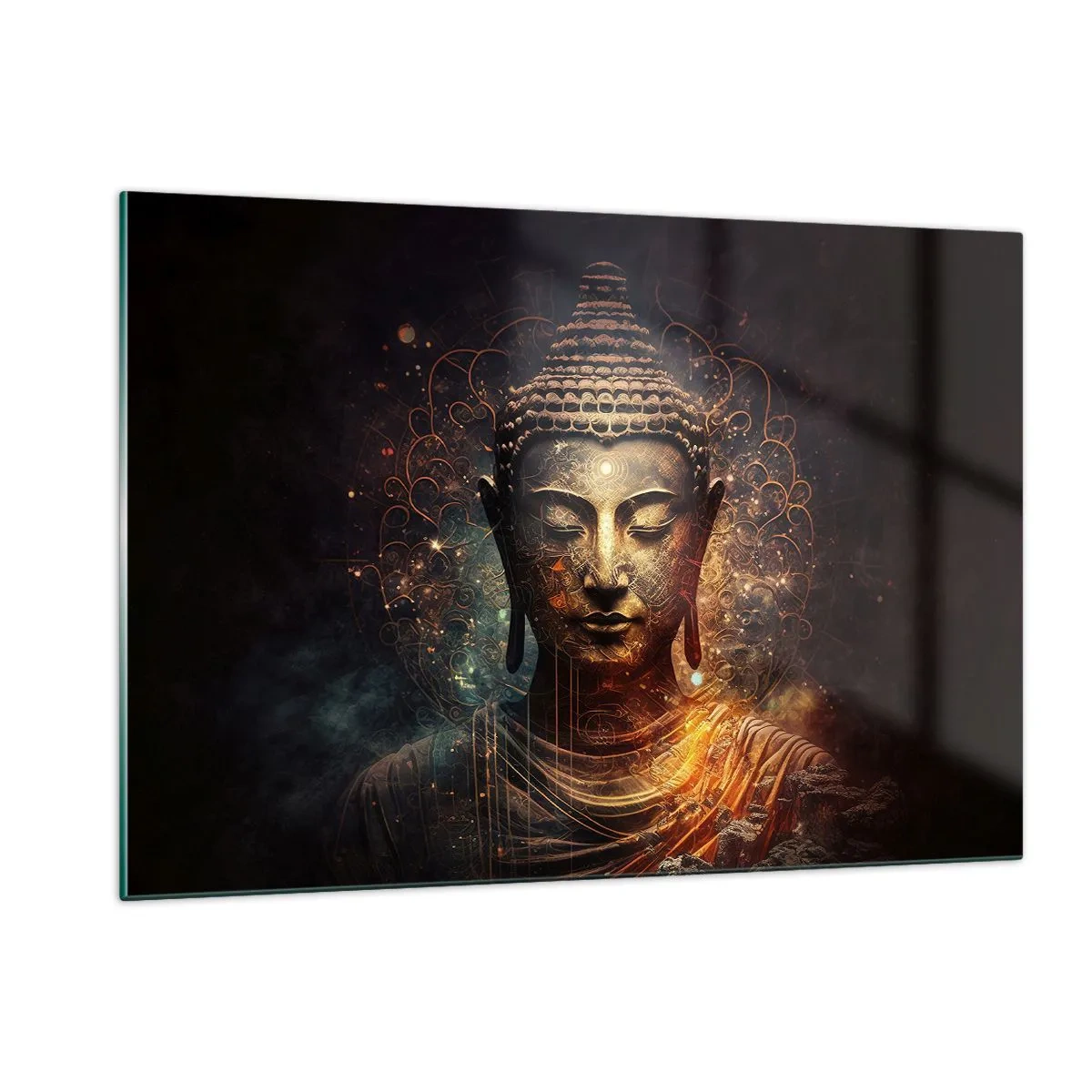 Schilderen op glas - Geestelijke balans - 120x80 cm