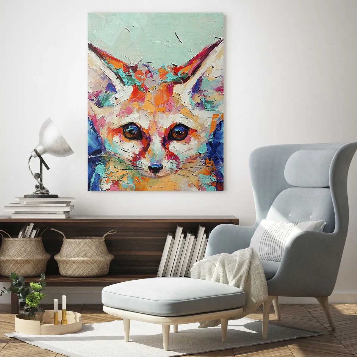 Schilderen op glas - Ben je klaar voor mij? - 50x70 cm