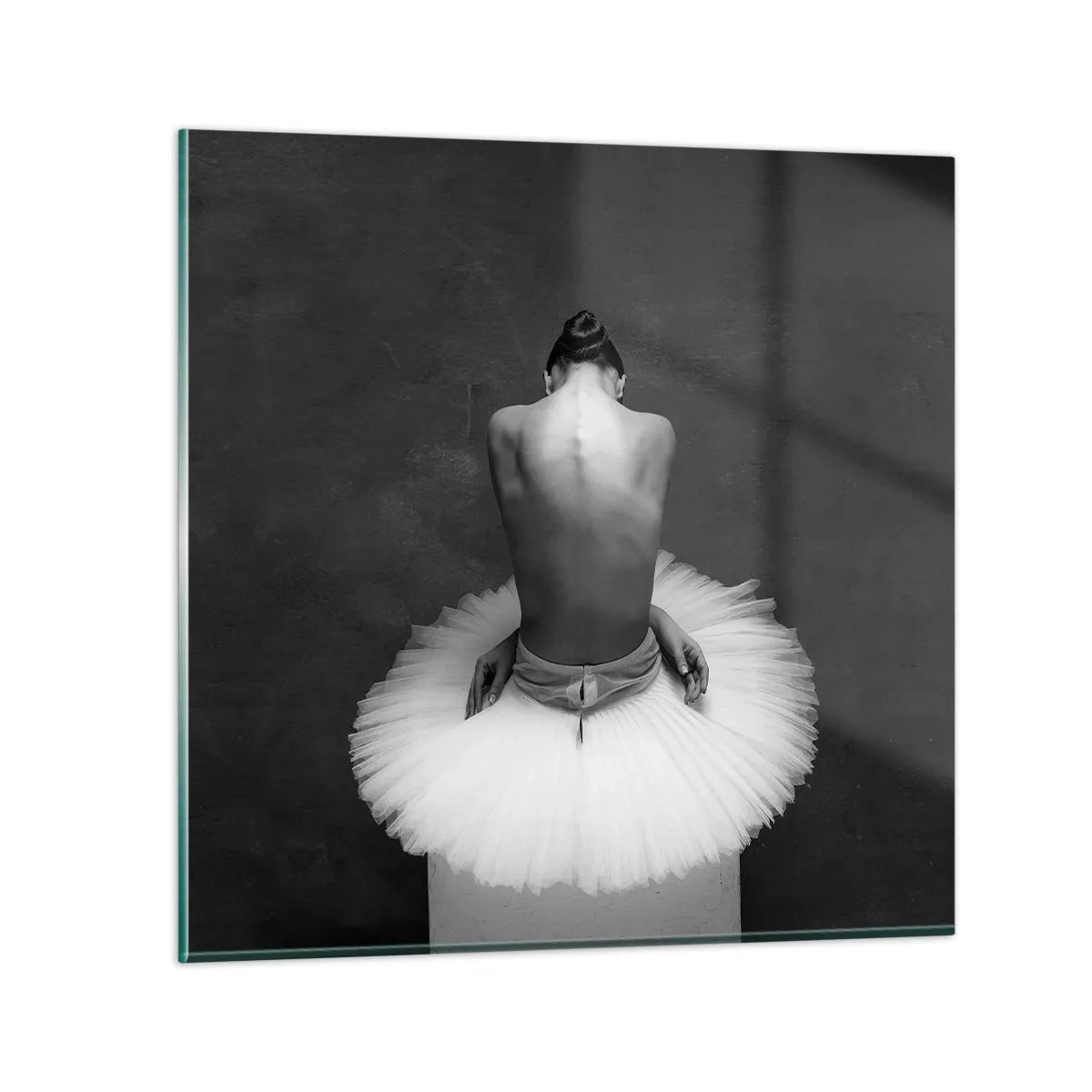 Schilderen op glas - Het bloeit gewoon - 30x30 cm